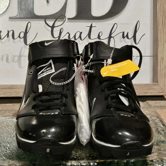 Nike Super Bad Never Out Football Cleats Change Swoosh Color Size 7.5 - Picture 5 of 7